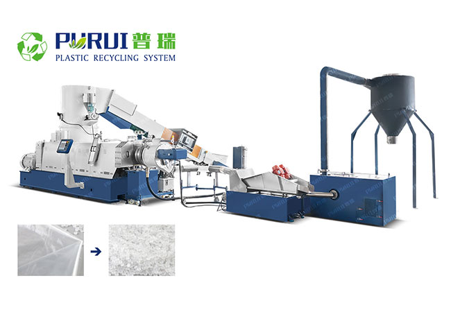 廢舊再生塑料擠出造粒機設備工作原理